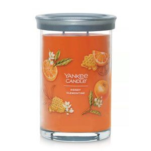 NEW Yankee Candle HONEY CLEMENTINE Large Signature Candle